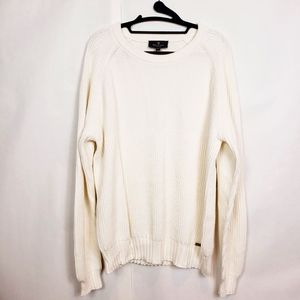 Belstaff white knit sweater